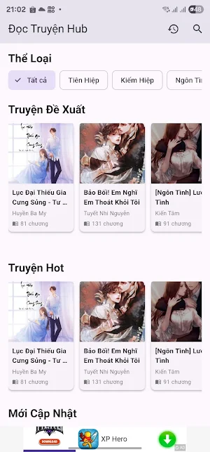 Novelix - Mê Truyện Chữ Screenshot 1
