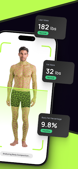 Body Snap fat percentage scan Screenshot 1