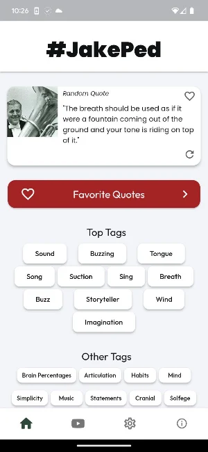 Arnold Jacobs Pedagogy App Screenshot 2