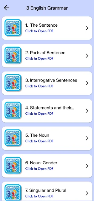Class 3 English Grammar Book Screenshot 1
