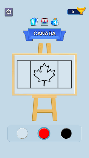Draw The Flag: Geo Coloring Screenshot 0