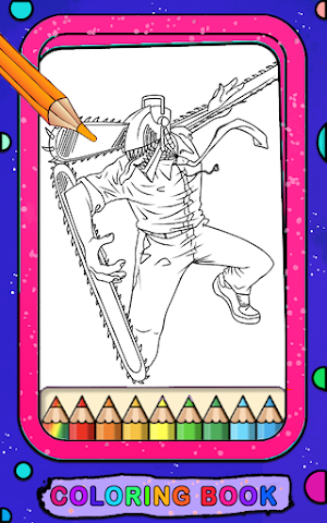Chainsaw Man Coloring Book Screenshot 1