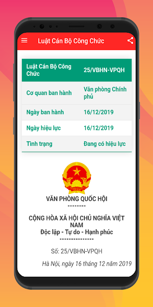 Luật Cán Bộ Công Chức Screenshot 2