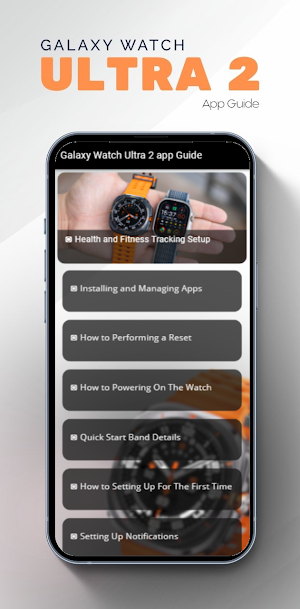 Galaxy Watch Ultra 2 app Guide Screenshot 1