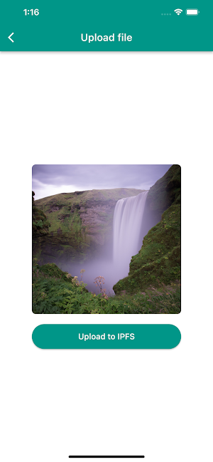 IPFS Uploader Screenshot 2