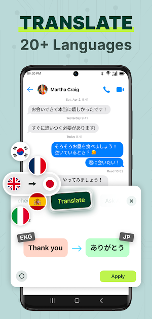 AI Keyboard & Translate App Screenshot 2