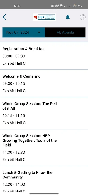 HEP Grantee Convening 2024 Screenshot 3