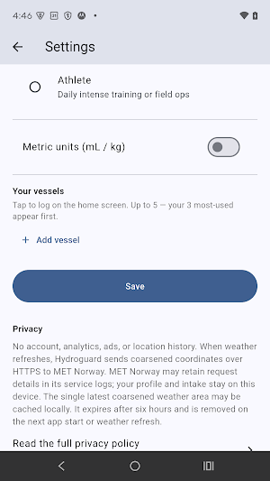 HydroGuard – Weather Hydration Screenshot 3