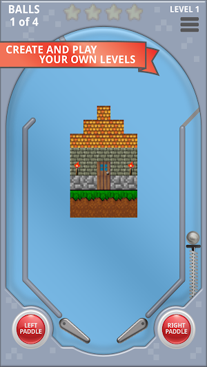 Pinball Block Break Craft Fun Screenshot 1