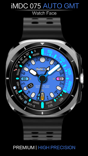 iMDC 075 AUTO GMT WATCH FACE Screenshot 1