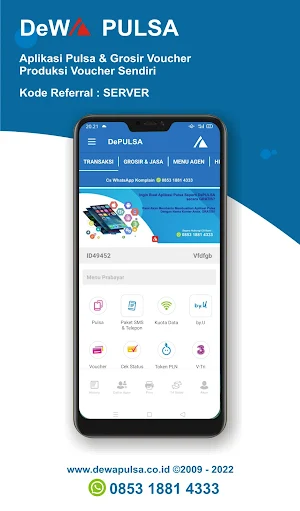 DeWA PULSA : Aplikasi De PULSA Screenshot 0