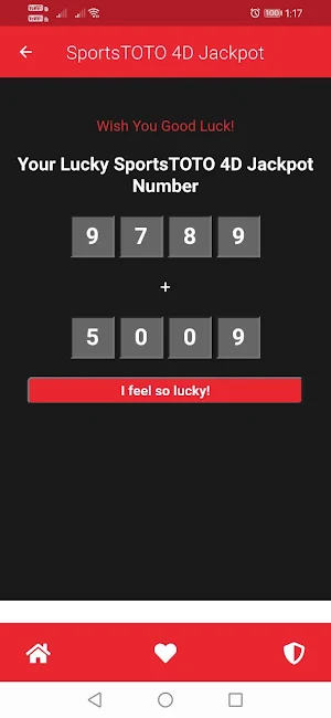 Sports TOTO Lucky Generator Screenshot 2