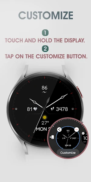Elegant Analog Watch Face Screenshot 3
