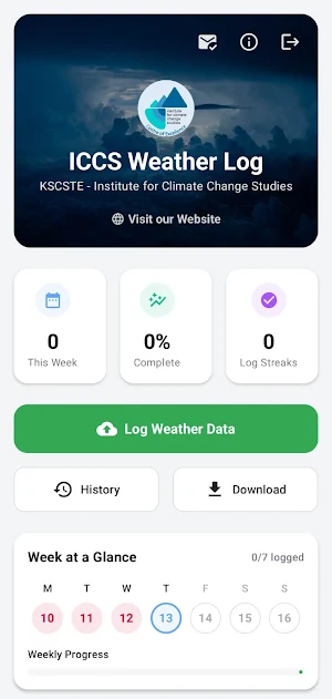 ICCS Weather Log Screenshot 2