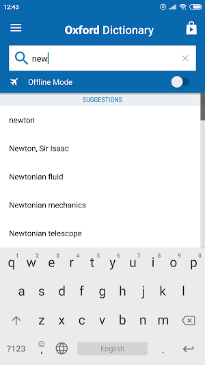 Oxford Dictionary of Physics Screenshot 1