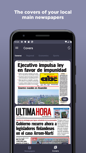 Paraguayan Newspapers Screenshot 3