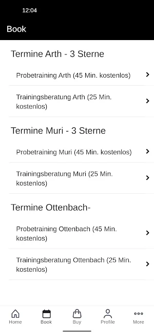 egymtraining.ch Screenshot 1