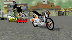 Mod Bussid Motor Drag Racing Screenshot 2
