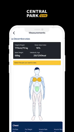Central Park Gym Screenshot 1
