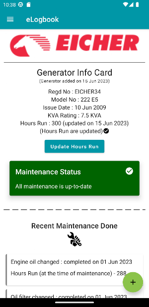 Generator Care Screenshot 3