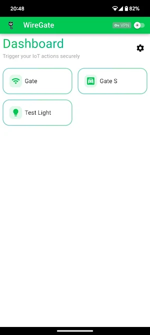 WireGate: Secure HTTP Actions Screenshot 1