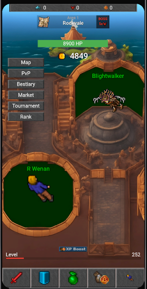 Battle Clicker: A SIMPLE RPG Screenshot 0