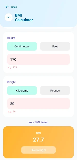 OmniConverter: Unit & BMI Screenshot 3
