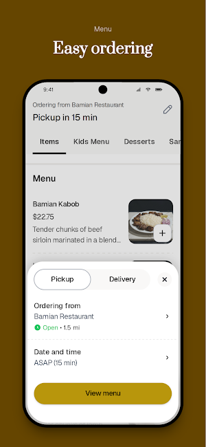Bamian Restaurant Screenshot 2