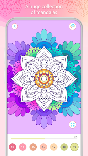 Color by Number – Mandala Book Screenshot 1
