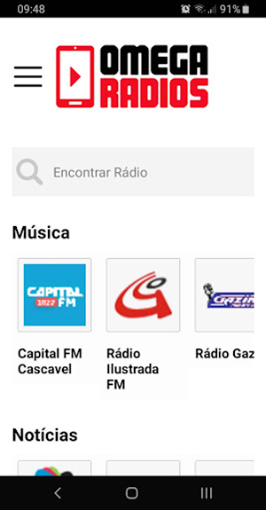 Omega Rádios Screenshot 0