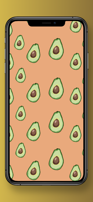 Cute Avocado Wallpaper HD Screenshot 0