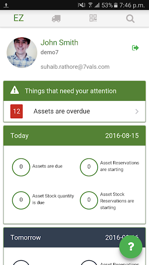 EZOfficeInventory Screenshot 2