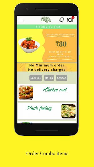Food Singh - Delivering happin Screenshot 1