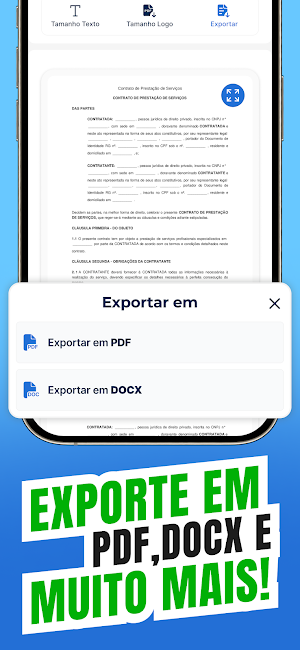 Gerador de Contratos: Modelos Screenshot 3