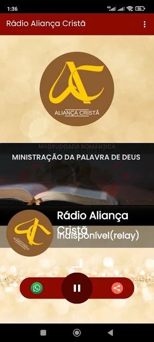 Rádio Aliança Cristã Screenshot 2