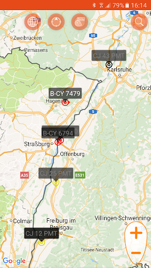 GPS-Explorer mobile Screenshot 3