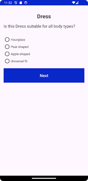 FashionQuiz Screenshot 3