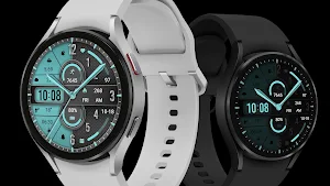 Half Screen Blue ZKin Watch Screenshot 0