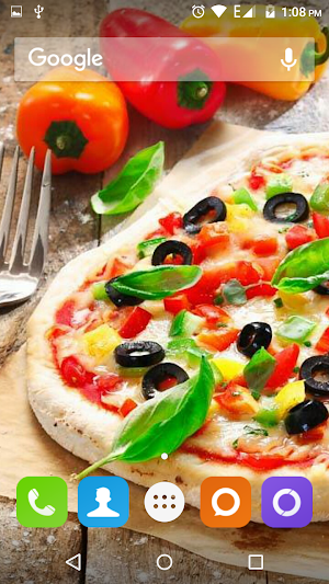 Pizza Wallpaper Hd Screenshot 1