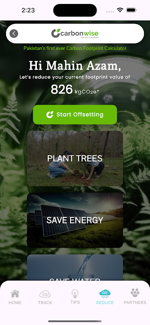 CarbonWise PK Screenshot 3