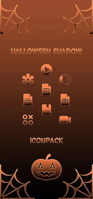 Halloween Shadow Icon Pack Screenshot 3