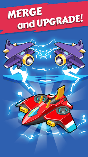 Merge Planes - Best Idle Relaxing Game Screenshot 1