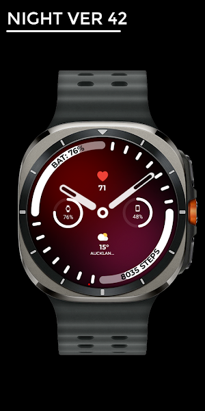 Night ver 42 - watch face Screenshot 0