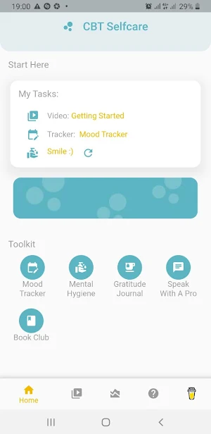 CBT Selfcare Screenshot 1