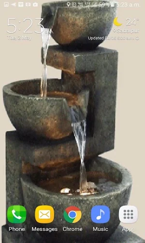 Water Fountain Live Wallpaper Screenshot 1