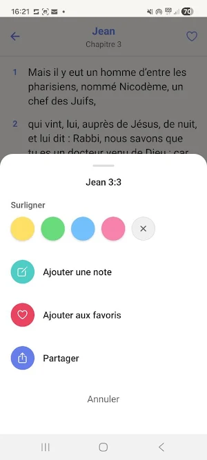 La Sainte Bible Louis Segond Screenshot 0