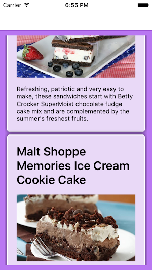 Delicious Cake Recipes Screenshot 2