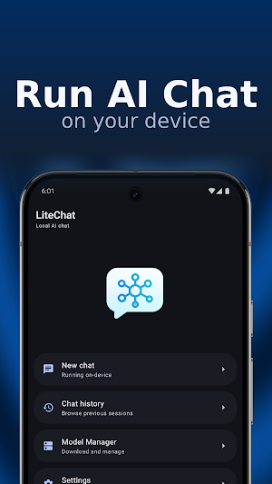 LiteChat: Offline AI Chat Screenshot 0