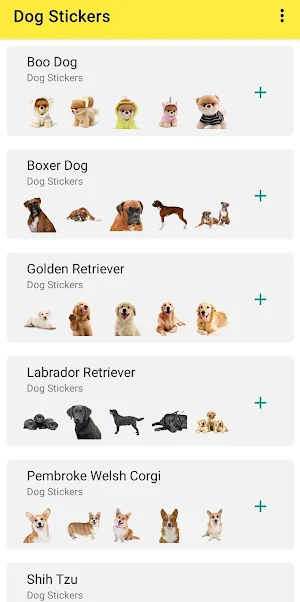 Dog Stickers for chatting - WA Screenshot 0
