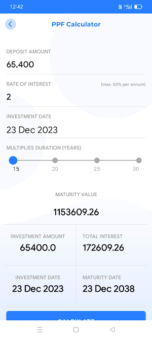 Loan Speedy EMI Calculator Screenshot 2
